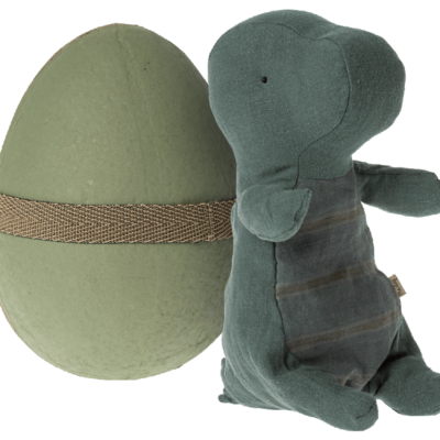 MAILEG Dinozauriukas kiaušinyje Small - Dark petrol