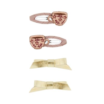 MIMI & LULA plaukų segtukų rinkinys "Laikas kavos"