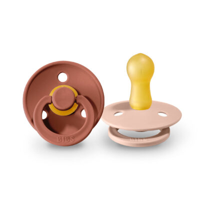 BIBS COLOR - Woodchuck / Blush 0-6m