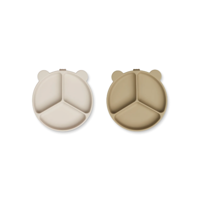 LIEWOOD - Lėkštės limpančiu dugnu Sandy/ Oat