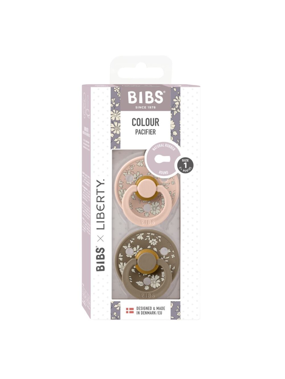 BIBS x Liberty Colour– Capel Blush Mix 0-6m - Image 3