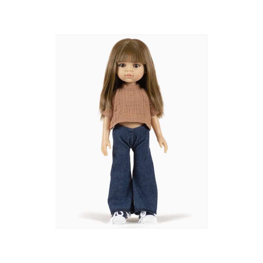 Minikane Amigas lėlės drabužėlių komplektas - brown sugar