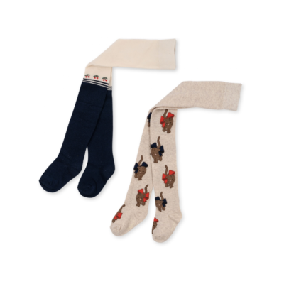 Konges Slojd pėdkelnės - Cherry/Cat