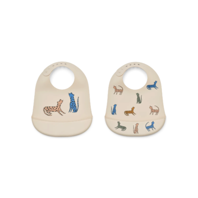 LIEWOOD - Silikoniniai seilnukai Leopard