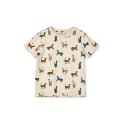 Liewood marškinėliai - Leopard multi mix