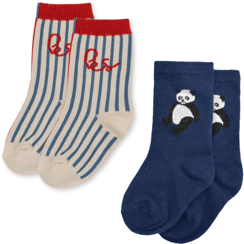 Konges Slojd kojinės - panda - Image 3