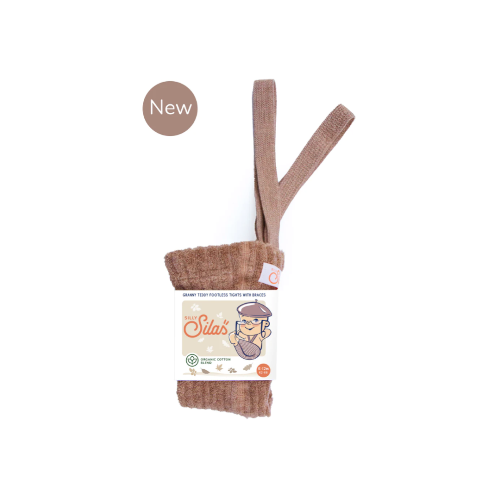 Silly Silas Teddy atviros pėdkelnės - Light brown