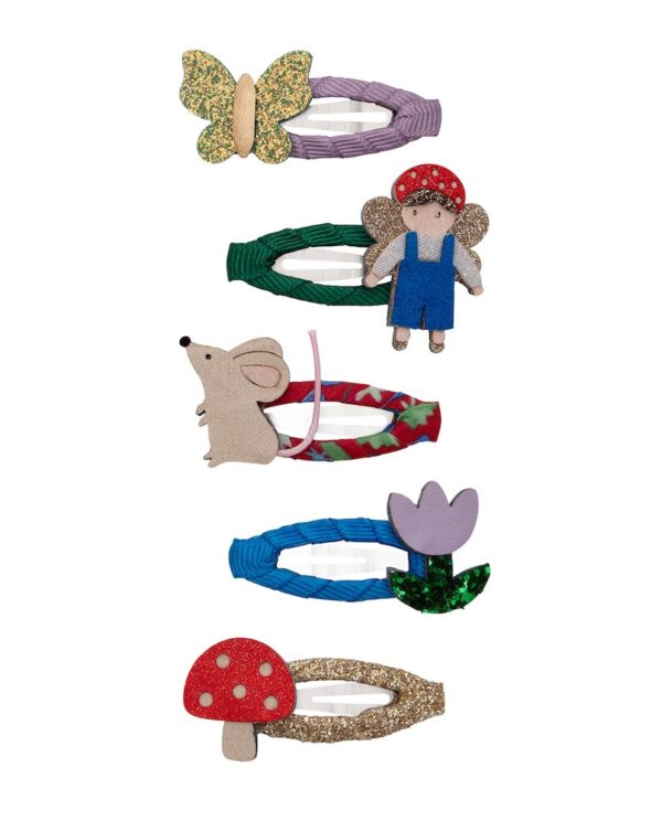 MIMI & LULA plaukų segtukų mini rinkinys - Woodland fairy